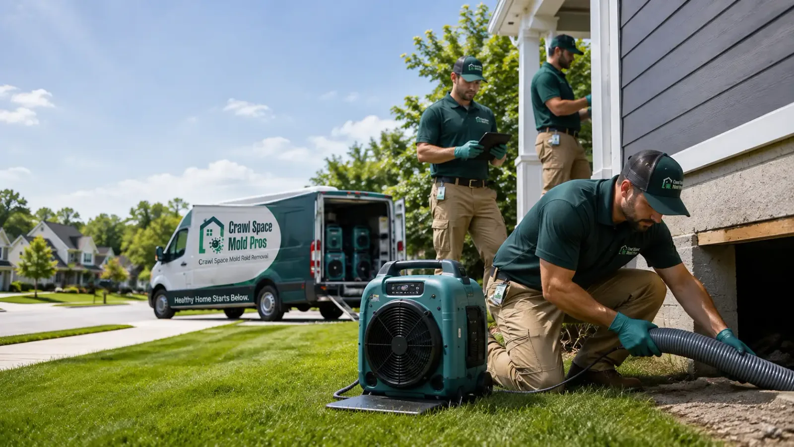 Crawl Space Mold Removal in Lancaster, CA